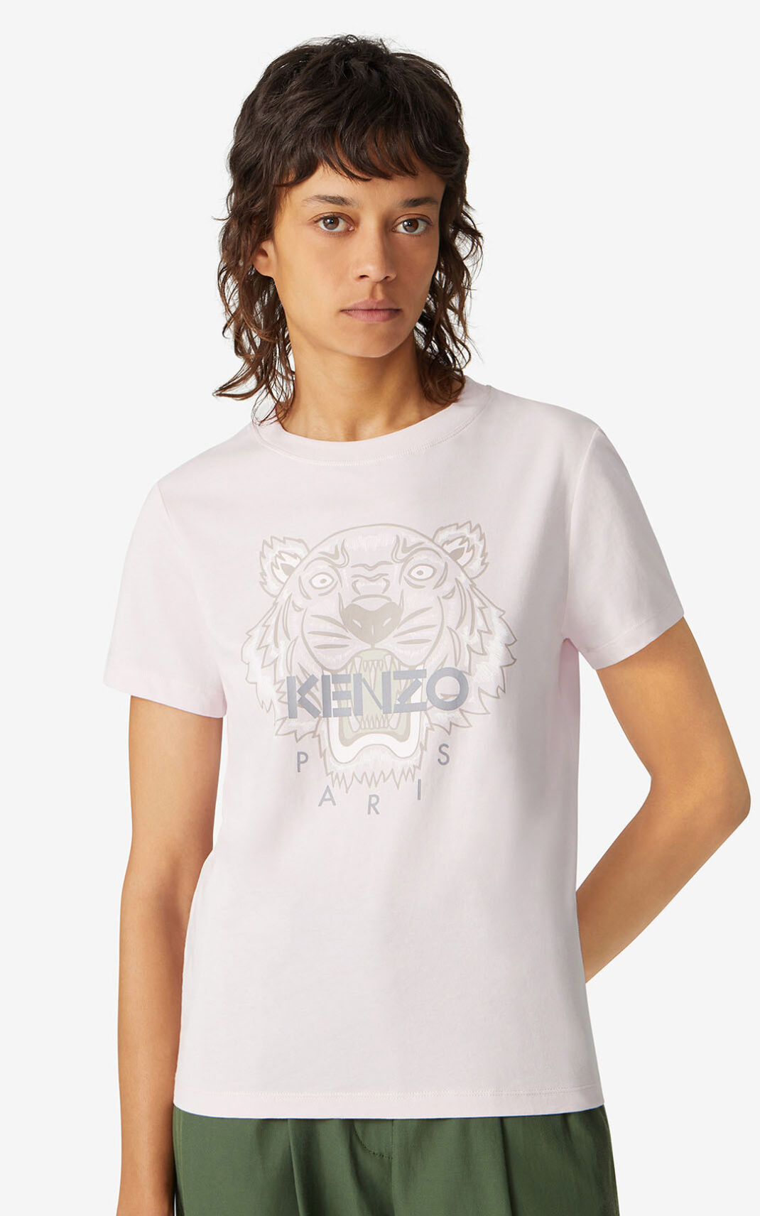 Kenzo t shirt dam rosa best sale